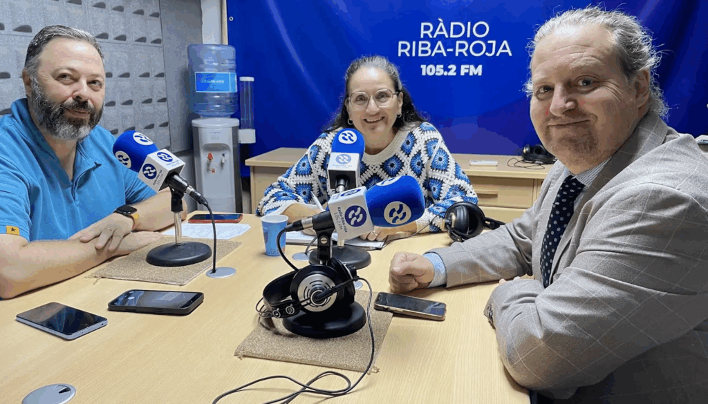 Presentació campanya Dia del Comerç Local (Juanjo Capuz, Alicia Tarazona i Luis Navarro)